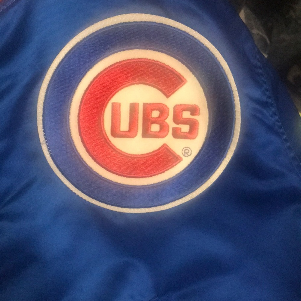 Cubs bomber jacket.